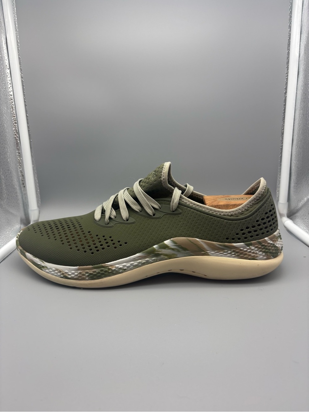 Crocs | Crocs LiteRide 360 Pacer Shoes - Green Camo ; Mens 12
